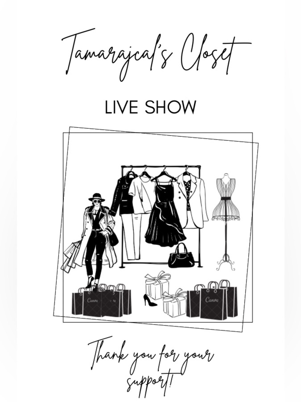 Tamarajacal's Live Show July 16th, 1:30 PM Low Starts!